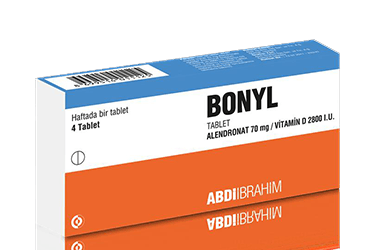 BONYL 70 MG/2800 IU 4 TABLET